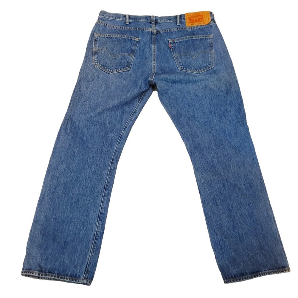Levi's 501 Straight Leg Button Fly Denim Jeans - 38 x 29 - Picture 2 of 5